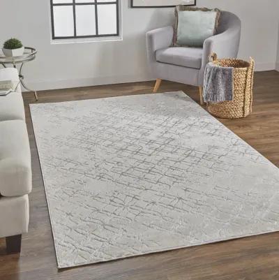 Micah 3047F Silver/Gray/White 3'11" X 6' Rug