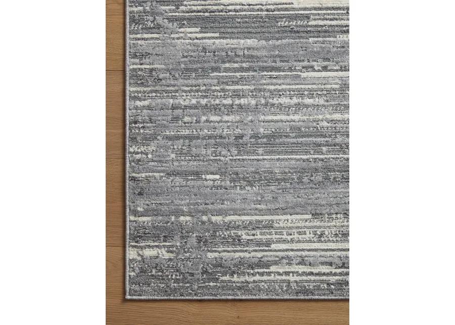 Arden ARD03 Grey/Ivory 6'3" x 9' Rug