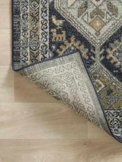 Jocelyn JOC02 Navy/Blue 5'5" x 7'6" Rug