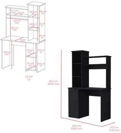 Bookcase XS Benzoni, Office, Black