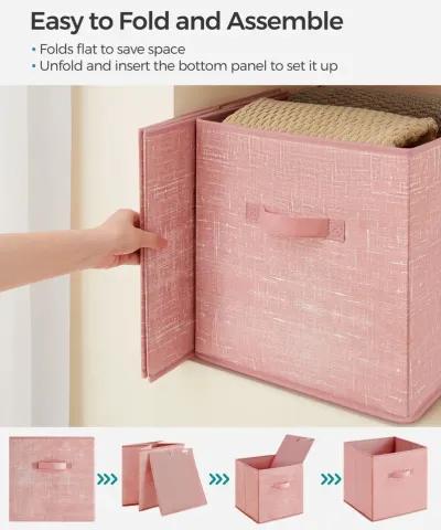 Non-Woven Fabric Storage Cubes with Double Handles