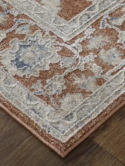 Pasha 39M7F 7'10" x 10'3" Red/Ivory/Blue Rug