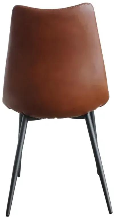 Moe's Home Collection ALIBI DINING CHAIR BROWN-SET OF TWO