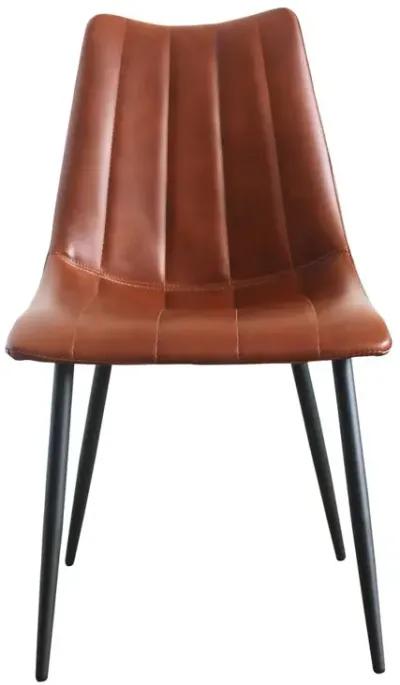 Moe's Home Collection ALIBI DINING CHAIR BROWN-SET OF TWO