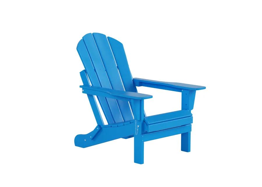 WestinTrends 3-Piece Outdoor Patio Adirondack Chairs with Side Table Set