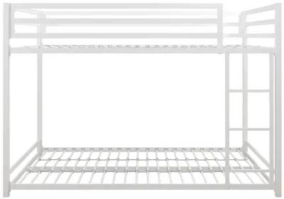 DHP Miles Metal Full Over Full Bunk Bed, White