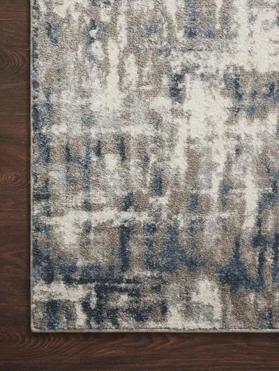 Spirit SPI02 Stone/Blue 3'9" x 5'9" Rug