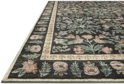 Eden EDE02 Mughal Garden Black 8'6" x 11'6" Rug