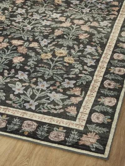 Eden EDE02 Mughal Garden Black 8'6" x 11'6" Rug