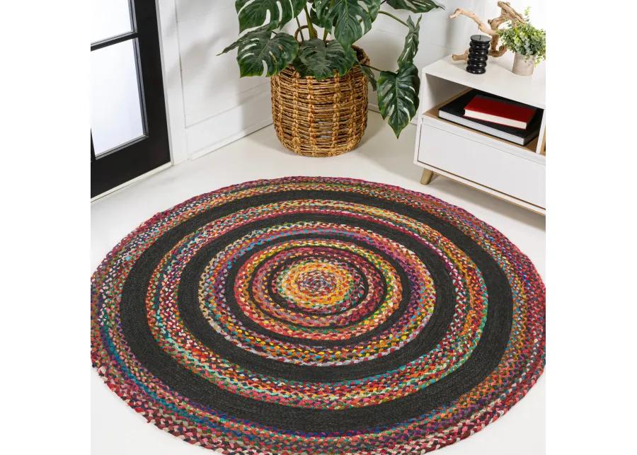 Abyss Braided Bohemian Coastal Jute Area Rug