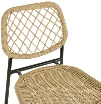 Lucy Natural Dyed Cord Outdoor Counter Stool