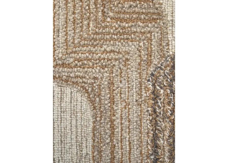 Pollock 8954F 2' x 3' Ivory/Brown/Tan Rug