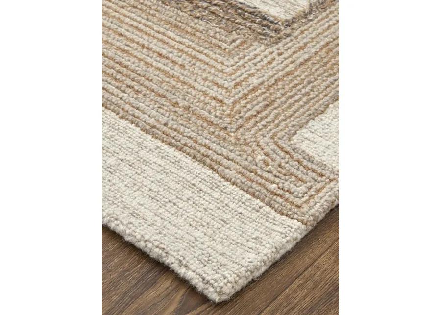 Pollock 8954F 2' x 3' Ivory/Brown/Tan Rug