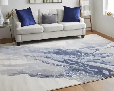 Clio 39K2F Blue/Gray/Ivory 9' x 12' Rug