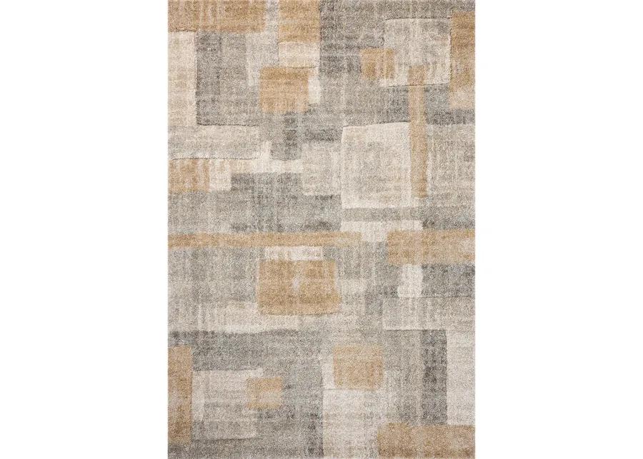 Silas SLA-06 Stone / Wheat 9''3" x 13' Rug by