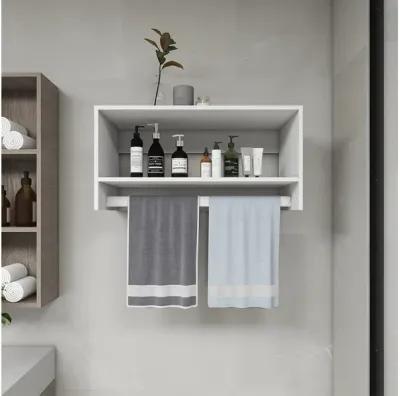 Modern Closet Organizer System,Wall Mounted Closet Organizers and Storage Walk in Closet System Closet Rack and Shelving Closet Storage for Bedroom,White