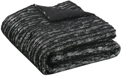 Gracie Mills Maelona Metallic Print Faux Fur Comforter Set