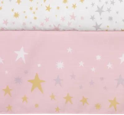 Bedtime Originals Rainbow Unicorn Pink/Purple 4-Piece Baby Crib Bedding Set