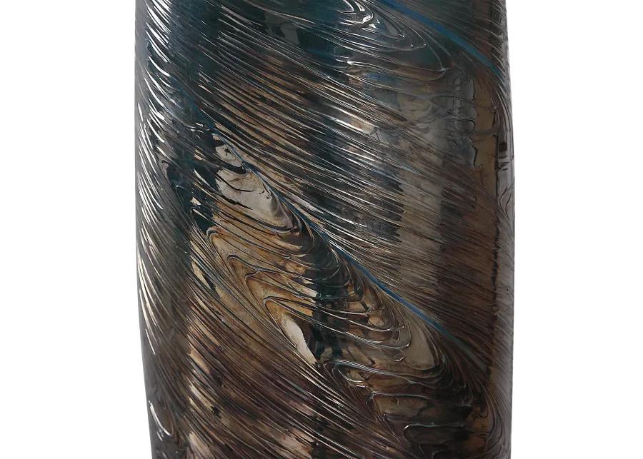 Uttermost Olesya Swirl Glass Table Lamp