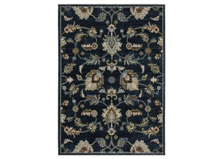 Capella 6'7" x 9'6" Blue Rug