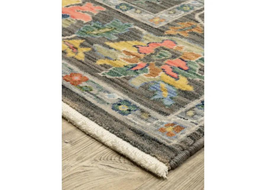 Lucca 2' x 3' Grey Rug