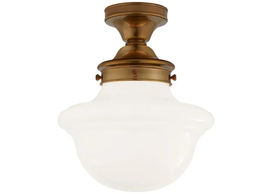 Edmond Flush Mount in Antique Brass