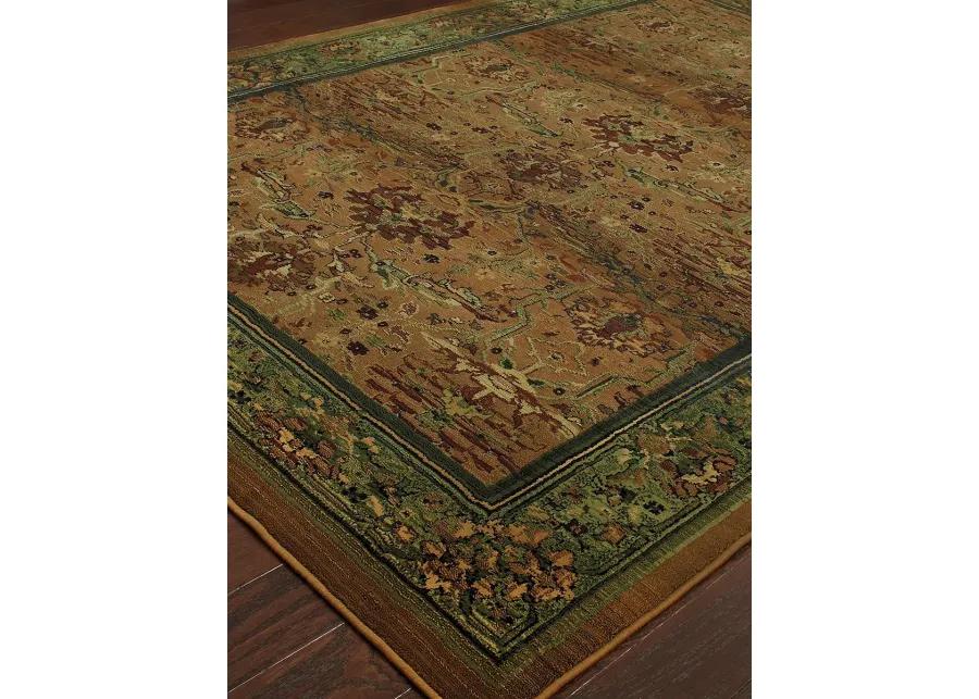 Kharma 2'3" x 4'5" Green Rug