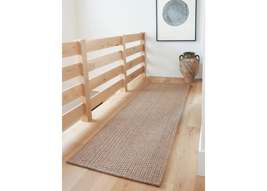 Nirvana Premium Iver Tan/Taupe 2'6" x 8' Runner Rug