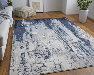 Indio 39H2F Ivory/Blue/Black 6'7" x 9'6" Rug