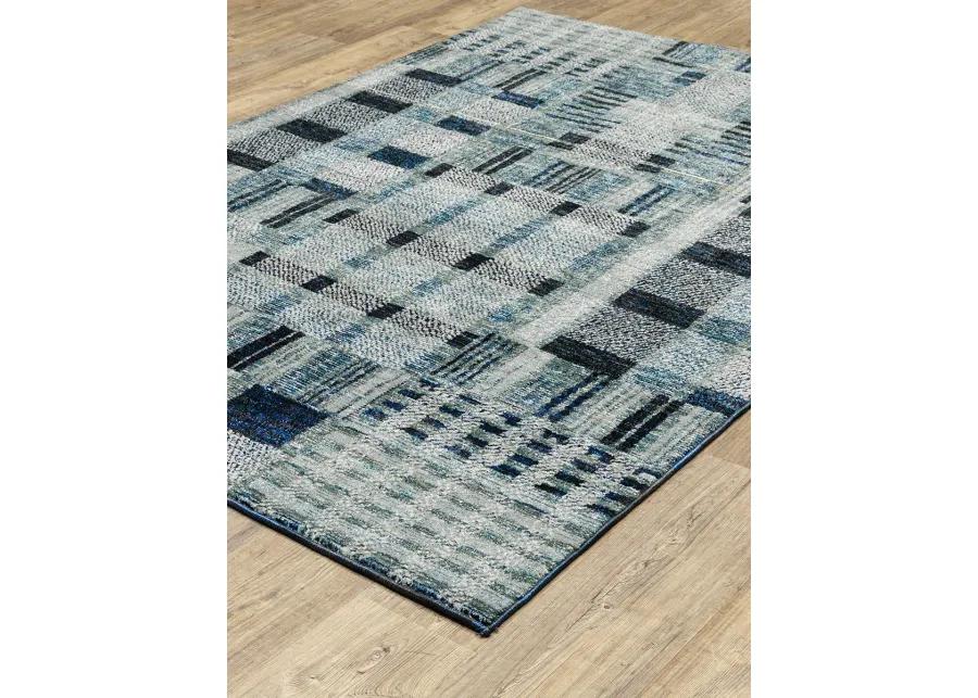 Atlas 1'10" x 3'2" Blue Rug