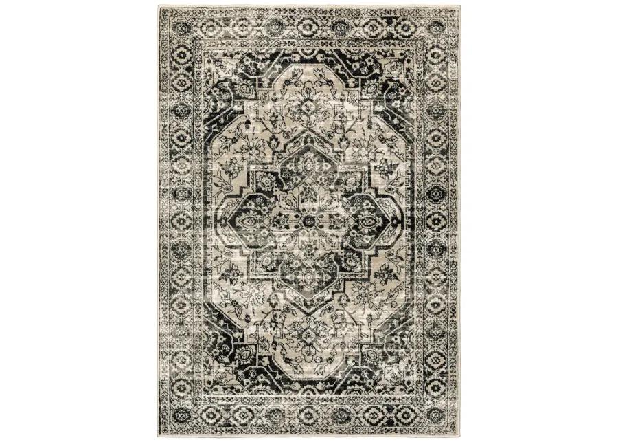 Georgia 3'10" x 5'5" Grey Rug