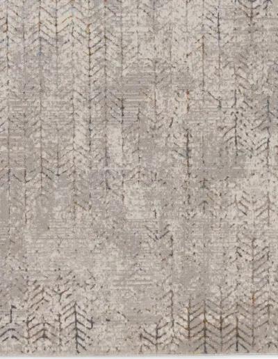 Melo Sylvana Gray 2'6" x 10' Runner Rug