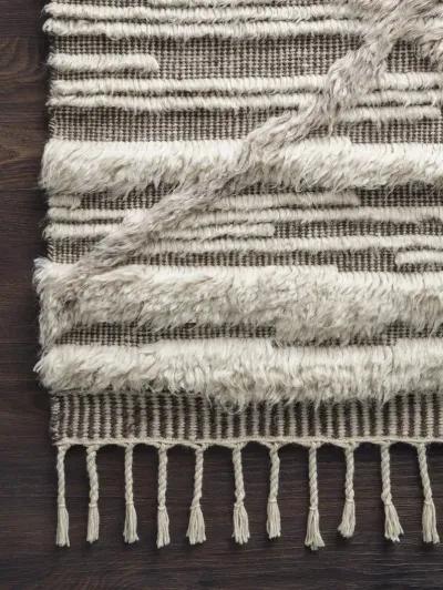 Khalid KF07 Ivory/Taupe 8'6" x 11'6" Rug