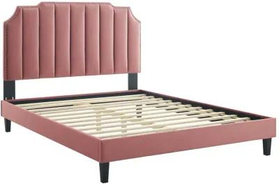 Modway - Colette King Performance Velvet Platform Bed