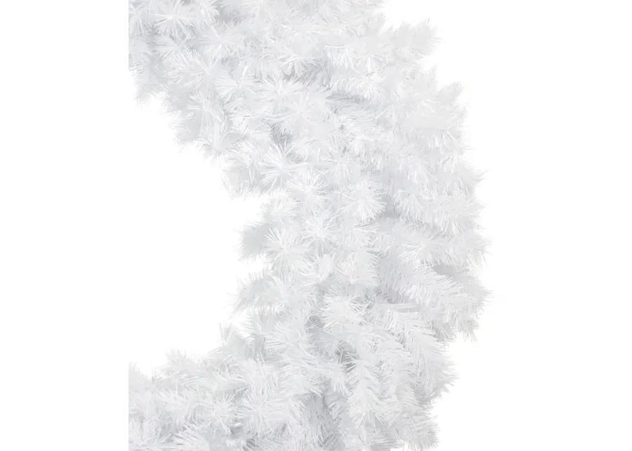 48" Icy White Spruce Artificial Christmas Wreath - Unlit