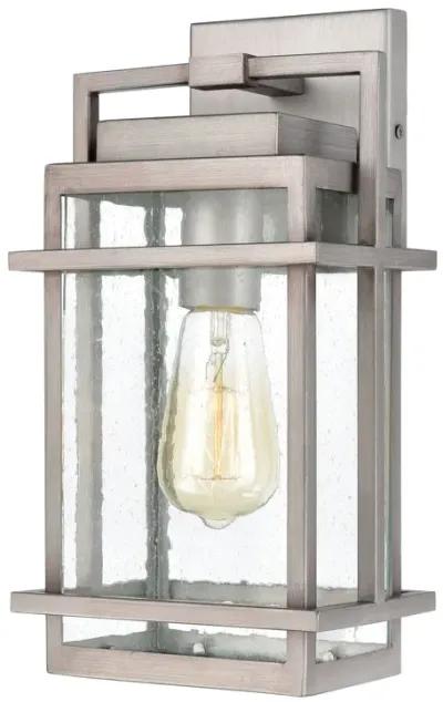 Breckenridge 14'' High 1-Light Silver Outdoor Sconce