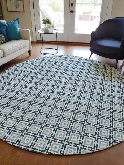 Marlo MO1 Navy 4' Rug