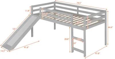 Merax Loft Bed with Slide