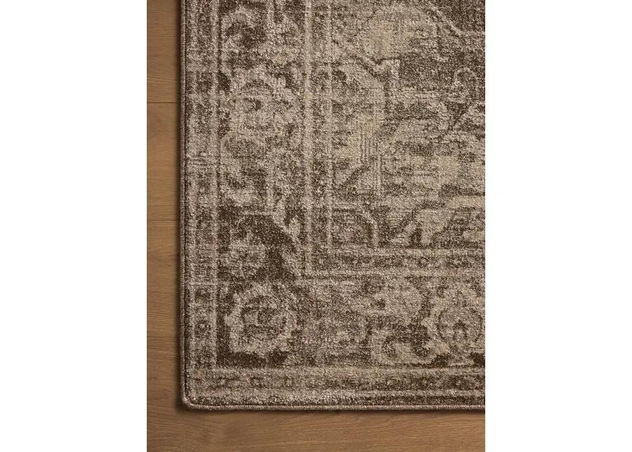 Mona Cocoa/Stone 2'6" x 10'0" Runner Rug by Magnolia Home by Joanna Gaines x Loloi