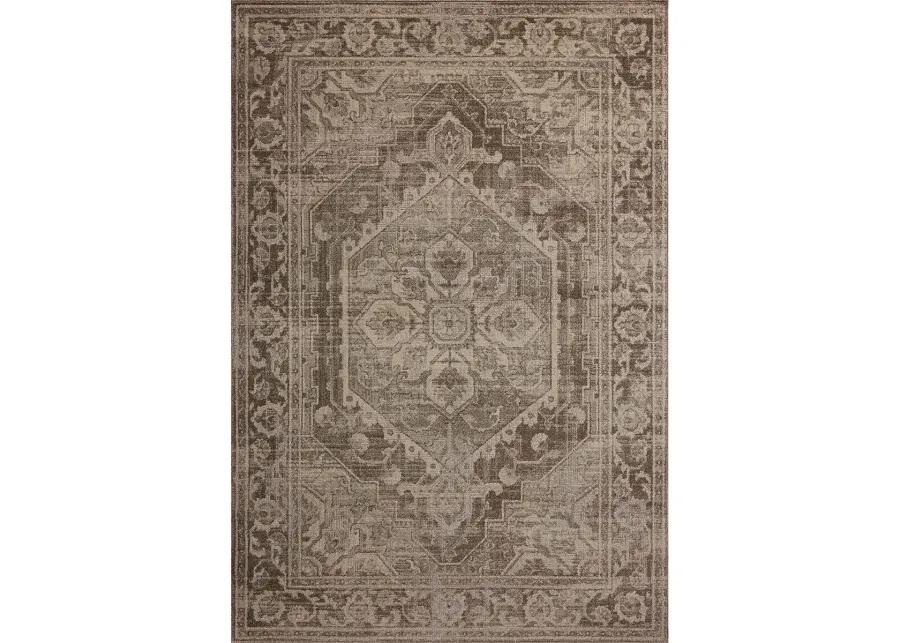 Mona Cocoa/Stone 2'6" x 10'0" Runner Rug by Magnolia Home by Joanna Gaines x Loloi