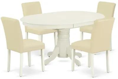 Dining Room Set Linen White