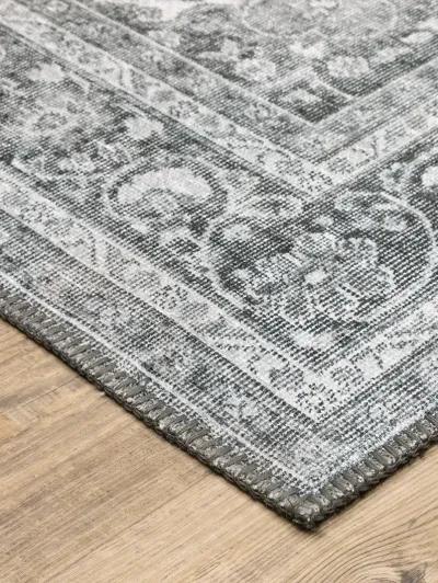 Sofia 5'3" x 7'6" Charcoal Rug