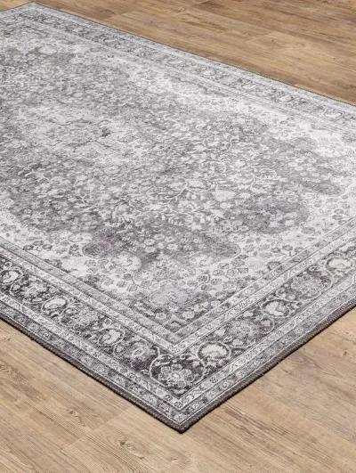 Sofia 5'3" x 7'6" Charcoal Rug