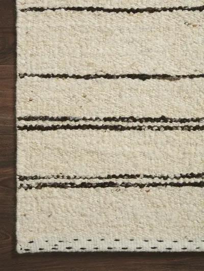 Roman ROM04 Natural/Charcoal 9'6" x 13'6" Rug