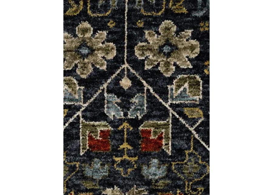 Aberdeen 2'3" x 7'6" Blue Rug