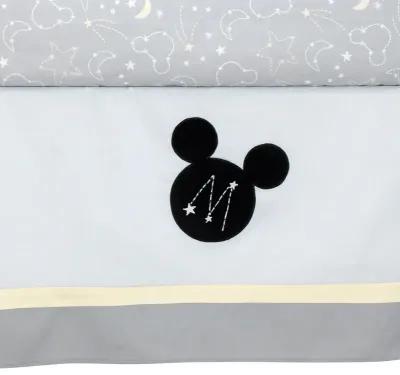 Disney Baby Mickey Mouse Gray/Yellow 4-Piece Crib Bedding Set by Lambs & Ivy