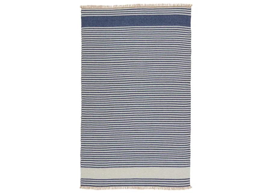 Morro Bay Strand Blue 3' x 8' Runner Rug