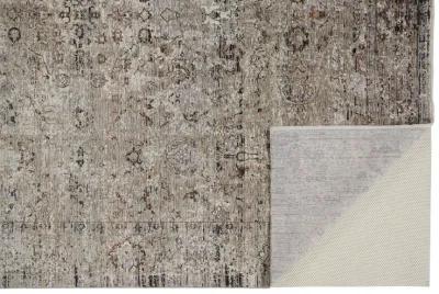 Caprio 3958F Taupe/Ivory/Gray 2'6" x 10' Rug