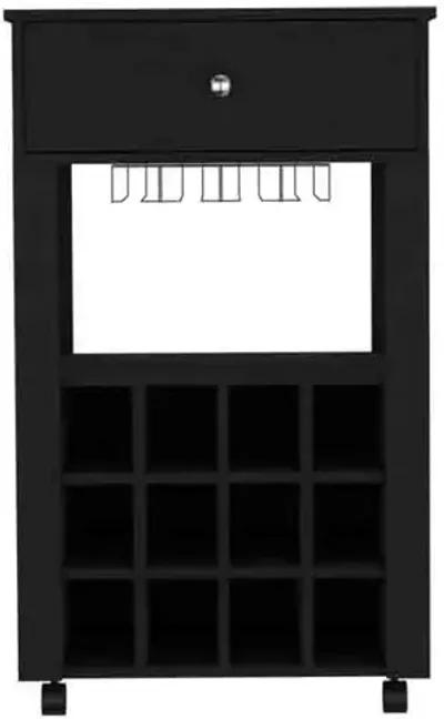 Bar Cart Bayamon, Living Room, Black