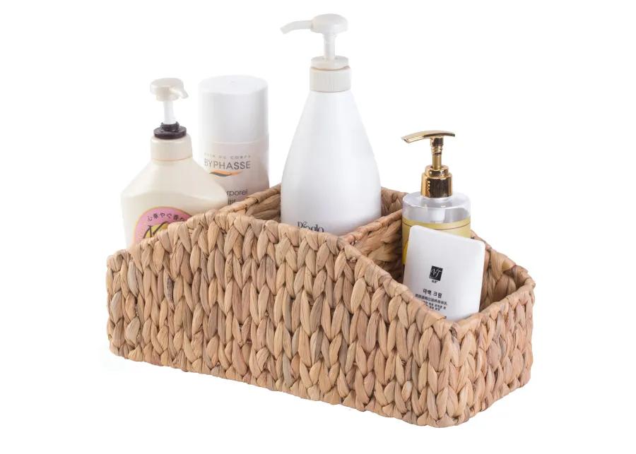 Natural Water Hyacinth Storage Organizer Caddy